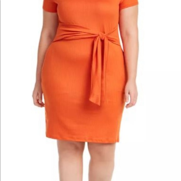 Planet Gold Short Sleeve Knit Bodycon Dress - Picture 5 of 6